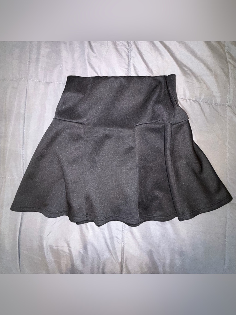 Charlotte Russe Black High Waist Flared Skater Skirt Size Small - Picture 1 of 6